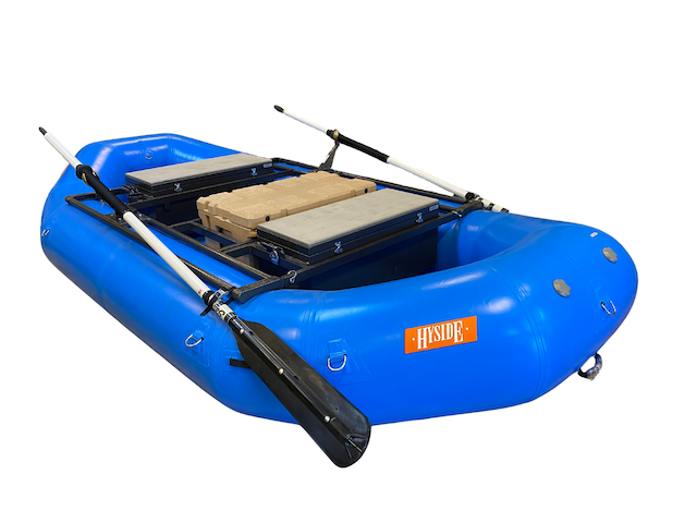 Hyside 15' Pro Raft/RecreTec Deluxe Cargo Frame Package - Powdercoated