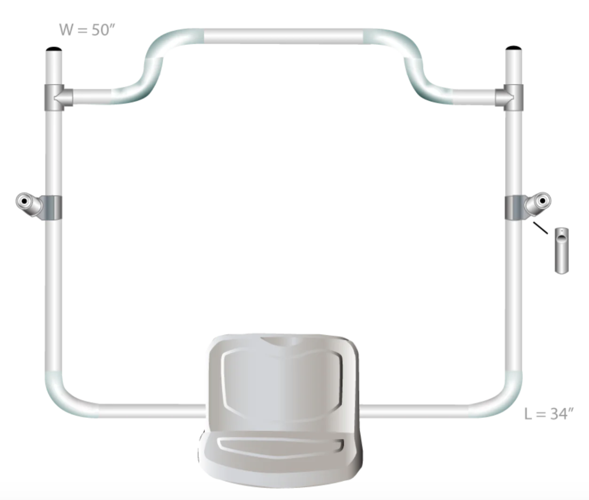 Rocky Mountain Raft 12' Phat Cat/RMR 1-Bay Frame with Seat Package