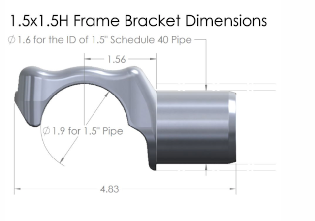 Better Mounts Frame Bracket