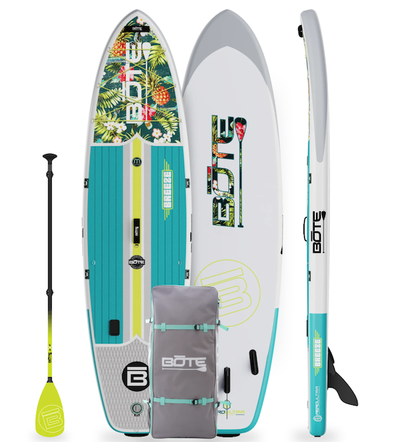 BOTE Breeze Aero 10'6" Native Floral Cuda Inflatable Paddle Board