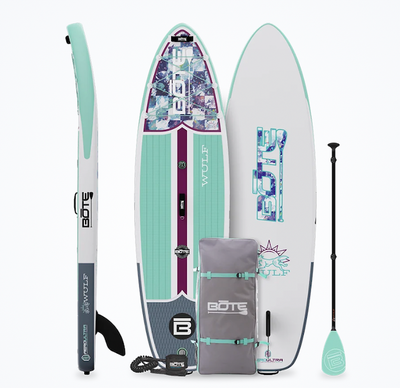 BOTE Wulf Aero 10'4" Native Glacier Inflatable Paddle Board