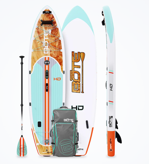 BOTE HD Aero 11'6" Classic Cedar Inflatable Paddle Board