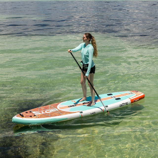 BOTE HD Aero 11'6" Classic Cedar Inflatable Paddle Board