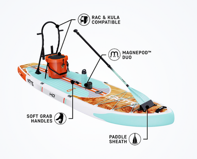 BOTE HD Aero 11'6" Classic Cedar Inflatable Paddle Board