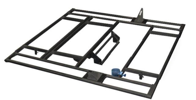 Rocky Mountain 14' Raft/RecreTec Deluxe Cargo Frame Package