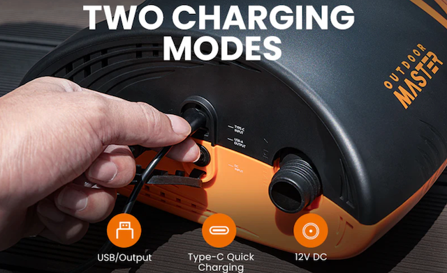 Outdoor Master SHARK 2S Rechargeable Electric Sup Pump