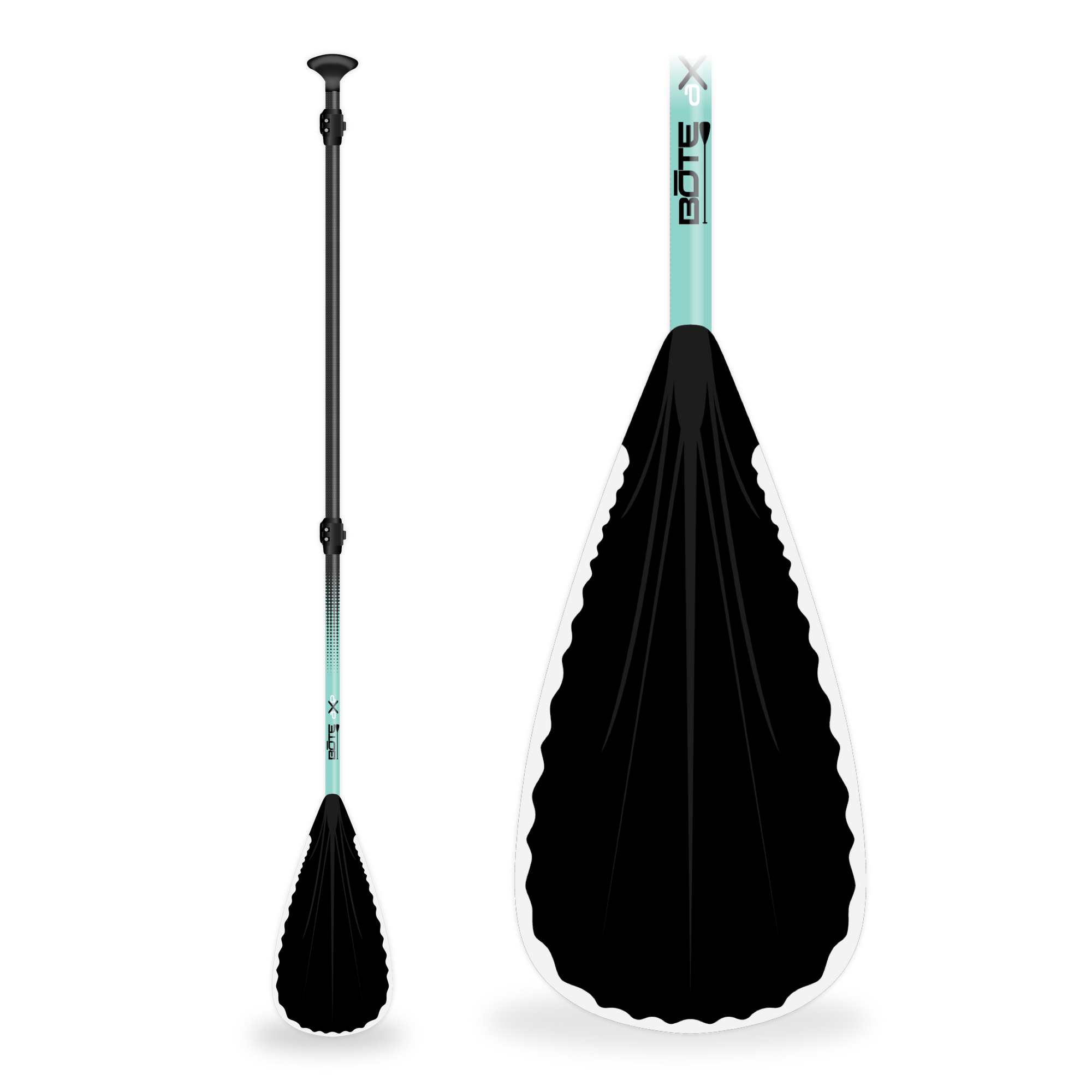 BOTE 3 Piece Adjustable SUP Paddle