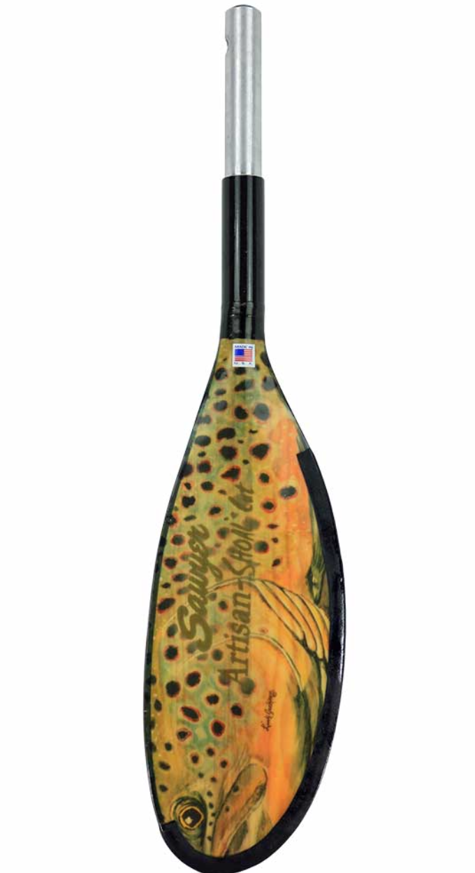 Sawyer Brown Trout Oar Blade - Shoal Cut