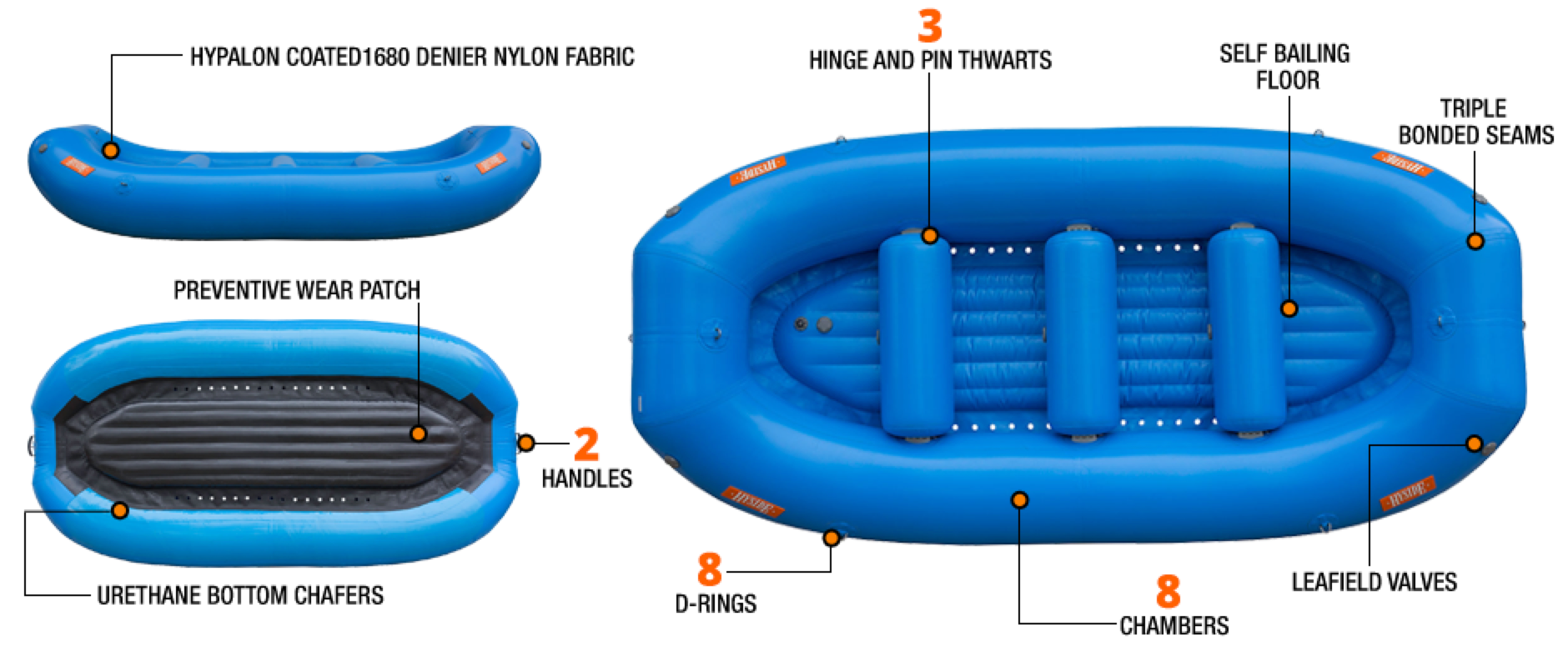 Hyside 12' Max Raft
