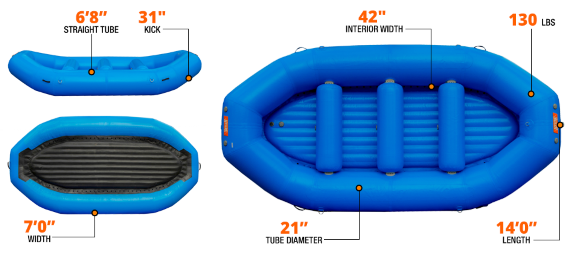 Hyside 14' Outfitter XT Raft