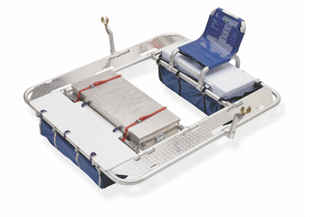 Gunnison XD 4-Bay Diamond Plate Raft Frame For 14' Raft 82"L x 74"W