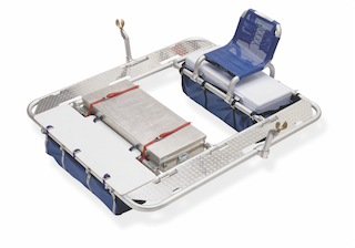 Gunnison XD 4-Bay Diamond Plate Raft Frame For 16' Raft 90"L x 80"W