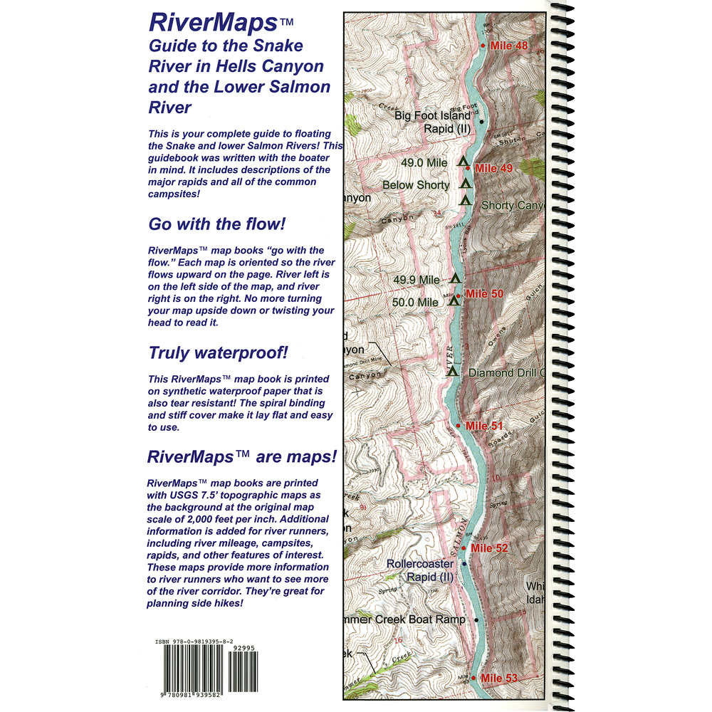 RiverMaps Guide to Hell’s Canyon and Lower Salmon River
